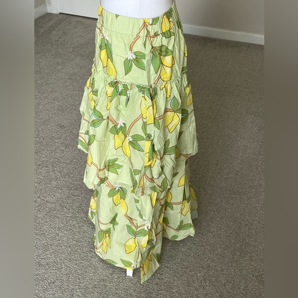 NWT 🍋 Ryegrass Tiered Maxi Lemon Dress Size XL - Picture 2 of 9